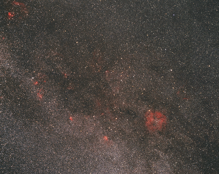ケフェウス座付近の散光星雲